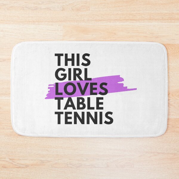 Item preview, This girl loves table tennis designed and sold by TheGreenGoat.