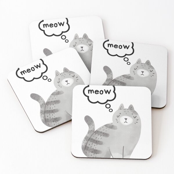 Item preview, Cat say "MEOW"  designed and sold by ChoiceYourStyle.
