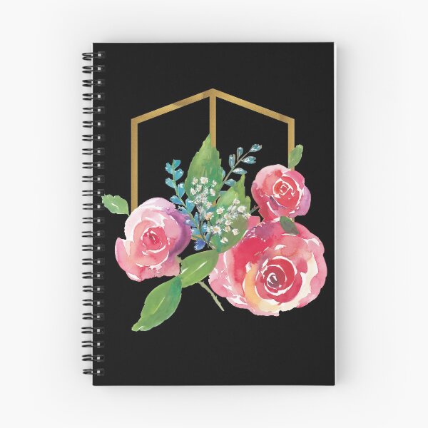 Item preview, Watercolor floral concept with golden cube designed and sold by BistroOka.