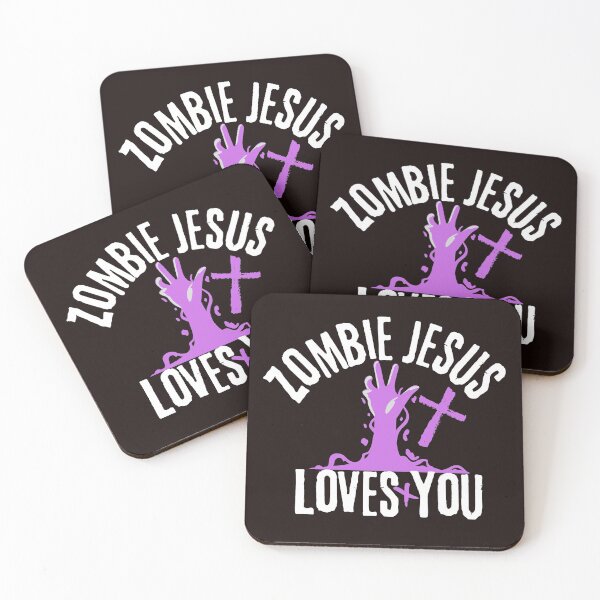 Item preview, Zombie Jesus Loves You Funny Design designed and sold by EarthArtDesigns.