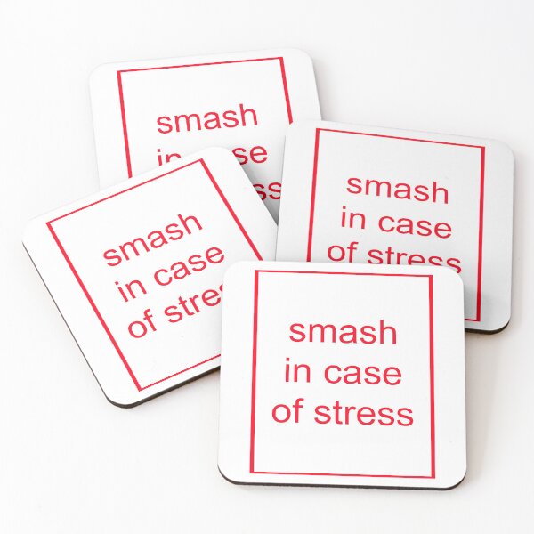 Item preview, smash in case of stress designed and sold by ilyasovkamil.