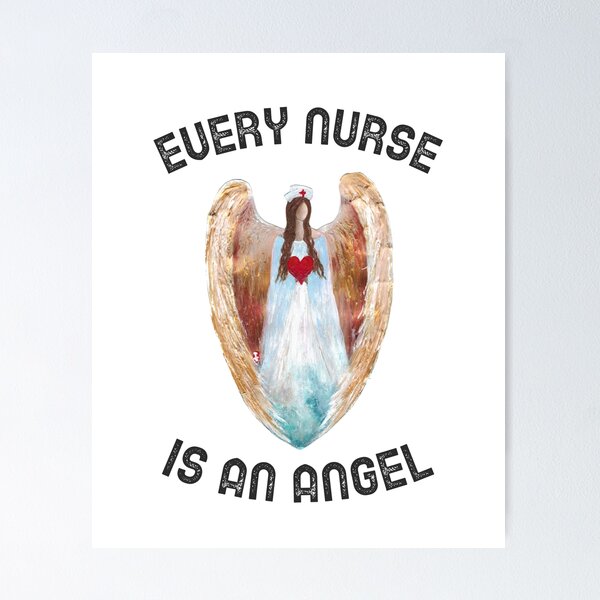 Item preview, Every nurse is an angel designed and sold by Roy & Tiffany.