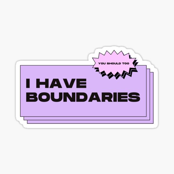 Item preview, Boundaries are Healthy  designed and sold by ELLEBJ.