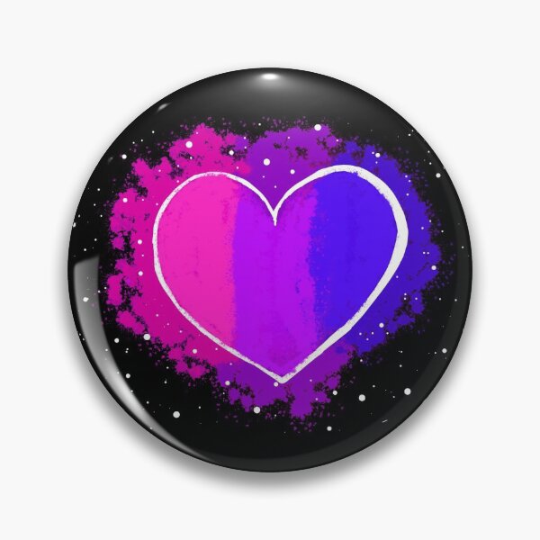 Item preview, Simple Bi-Pride Heart designed and sold by leafus21.