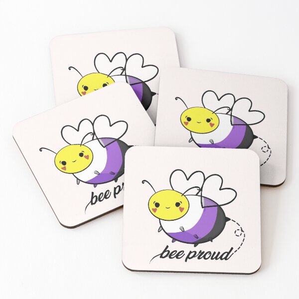 Item preview, Bee Proud Bumblebee Non-Binary Pride LGBT Queer Design Cottagecore designed and sold by scullysblazer.