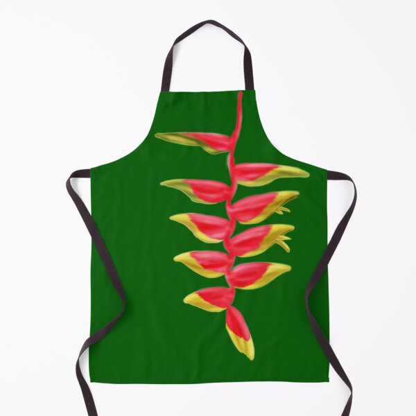 Item preview, Red & Yellow Heliconia, Lobster-claws Digital Art designed and sold by HRSCreates.
