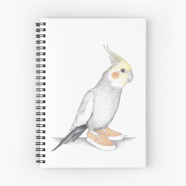 Item preview, Cockatiel in Suede Sneakers designed and sold by JimsBirds.