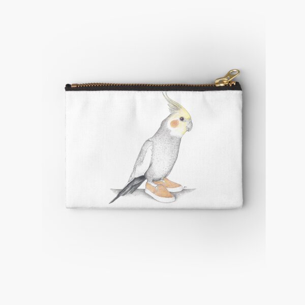 Item preview, Cockatiel in Suede Sneakers designed and sold by JimsBirds.