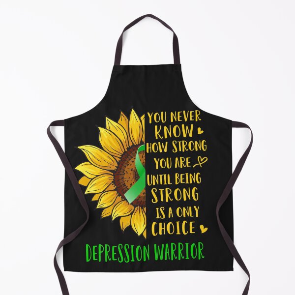 Item preview, Sunflower You Never Know How Strong You Are Depression Warrior designed and sold by rechardtee.