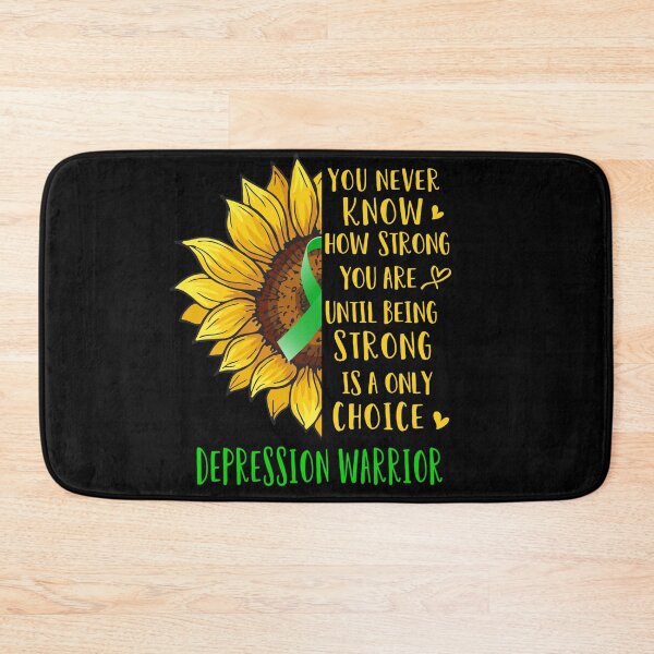 Item preview, Sunflower You Never Know How Strong You Are Depression Warrior designed and sold by rechardtee.
