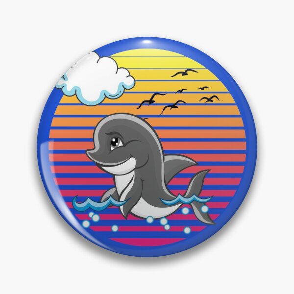 Item preview, happy dolphin designed and sold by MarkWarrenz.