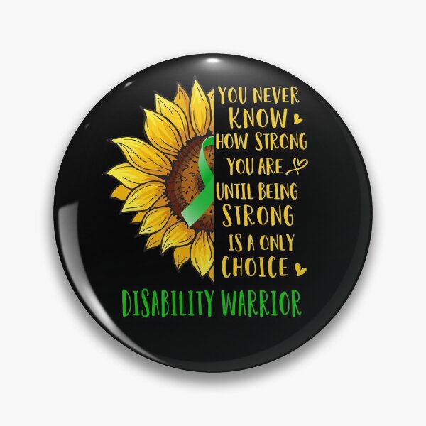 Item preview, Sunflower You Never Know How Strong You Are Disability Warrior designed and sold by rechardtee.