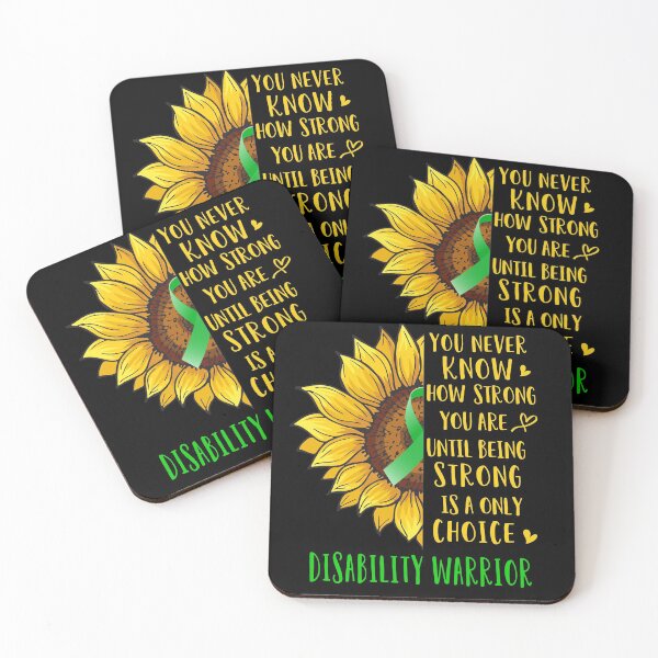 Item preview, Sunflower You Never Know How Strong You Are Disability Warrior designed and sold by rechardtee.