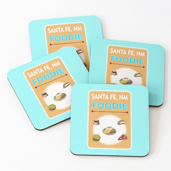 Item preview, Santa Fe, NM Foodie - Desert Tan Background designed and sold by ThisNThatImages.