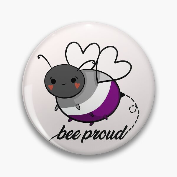 Artikelvorschau, Biene stolz Hummel Asexual Ace Stolz LGBT Queer Design Cottagecore entworfen und verkauft von scullysblazer.