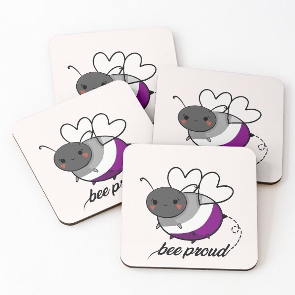 Item preview, Bee Proud Bumblebee Asexual Ace Pride LGBT Queer Design Cottagecore designed and sold by scullysblazer.