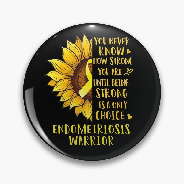 Item preview, Girasol Nunca se sabe lo fuerte que es Endometriosis Warrior designed and sold by rechardtee.