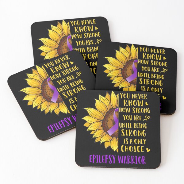 Item preview, Sunflower You Never Know How Strong You Are Epilepsy Warrior designed and sold by rechardtee.