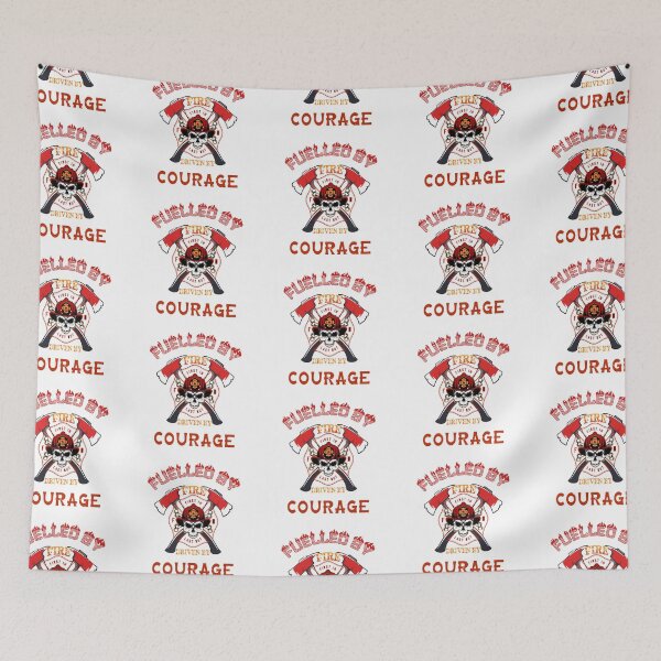 Item preview, Fuelled By Fire Driven By Courage Firefighter designed and sold by SheaHMC.