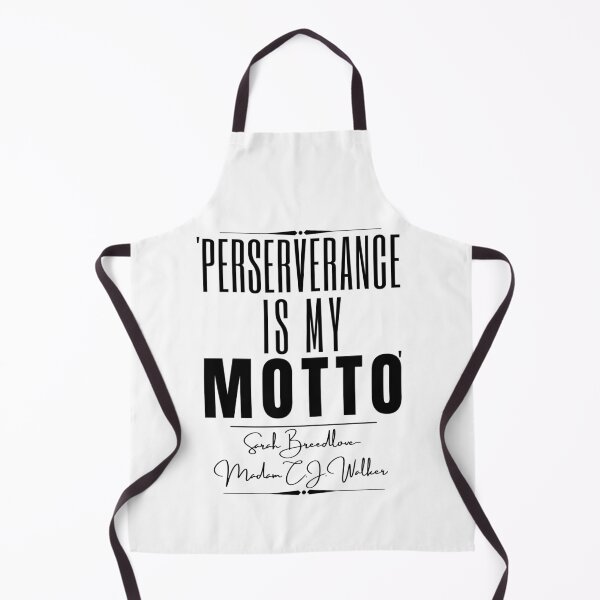 Item preview, Sarah Breedlove/Madam C.J. Walker Motivational Historical Quote- "Perseverance is my motto." designed and sold by QuoteActually.