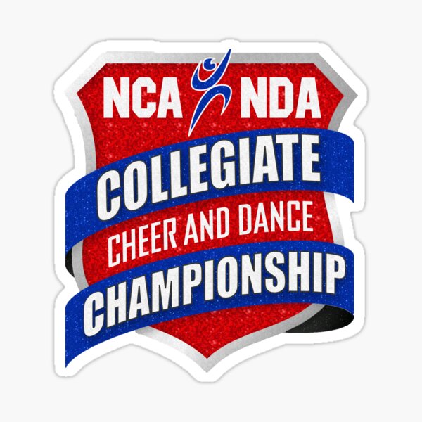 "NCA College Nationals Sparkle" Sticker by savycheer Redbubble