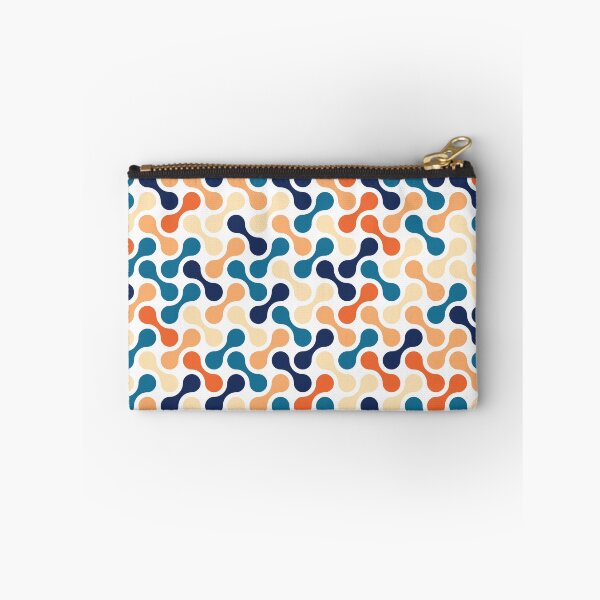 Item preview, Blue Orange Cream Multicolour Vintage Metaball Pattern designed and sold by Moyanana.