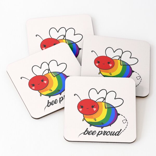 Item preview, Bee Proud Bumblebee Gay Pride LGBT Queer Design Cottagecore designed and sold by scullysblazer.