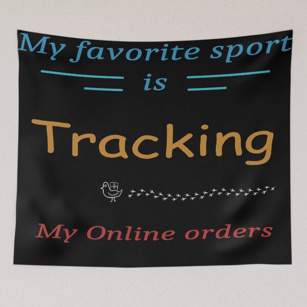 Item preview, My favorite sport is tracking my online orders 3 designed and sold by Vallirant.