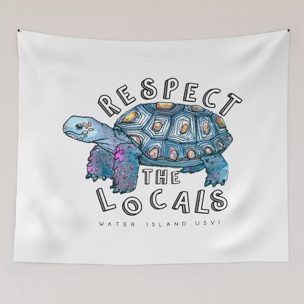Item preview, Respect the Locals- Tortoise  designed and sold by artonanisland.