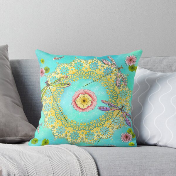 Item preview, Damsel Fly Koi Pond designed and sold by Bonnie Shaw.