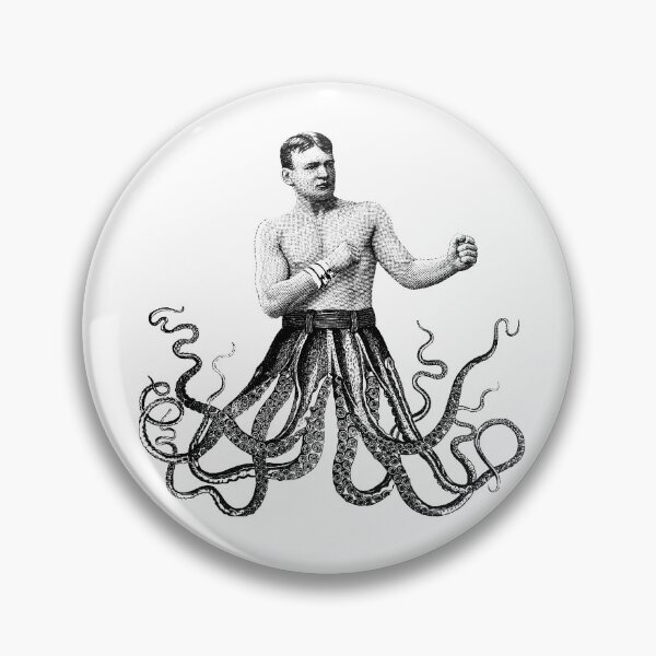 Item preview, Boxing octopus man designed and sold by monsterplanet.