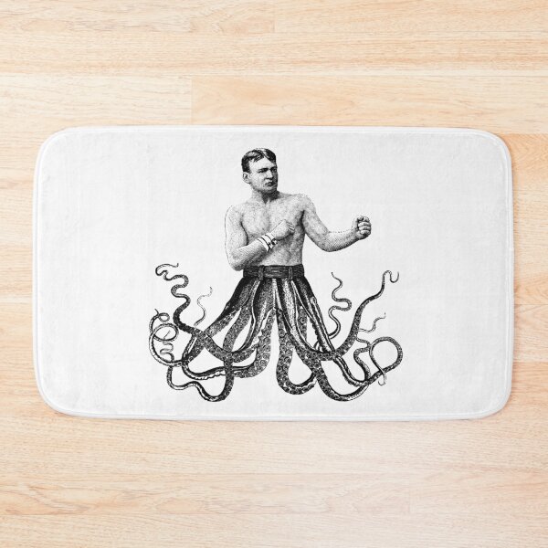 Item preview, Boxing octopus man designed and sold by monsterplanet.