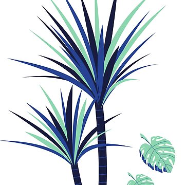 Artwork thumbnail, Tina - Palm Flower Print by Izzabel Shopping Center
