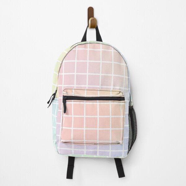 Item preview, Kawaii Pastel Rainbow grid Cute Minimal Design designed and sold by Groovysheck.