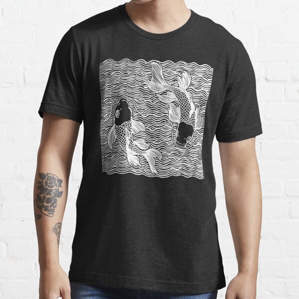Double Koi Fish Great Wave Tattoo Red White Double Koi Fish Great Wave Tattoo Red White