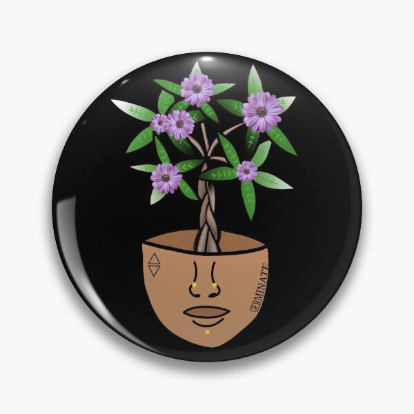 Item preview, Surreal and Creepy, Money Tree & Purple Flowers, PlantAddict designed and sold by 10pmCreations.