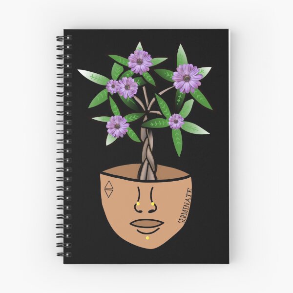 Item preview, Surreal and Creepy, Money Tree & Purple Flowers, PlantAddict designed and sold by 10pmCreations.