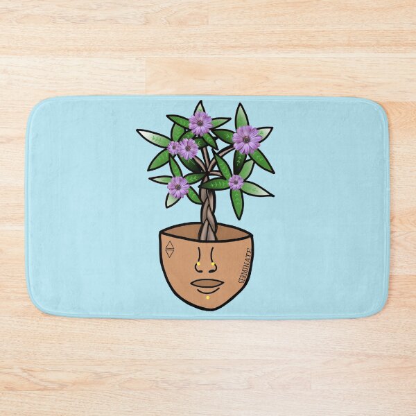 Item preview, Surreal and Creepy, Money Tree & Purple Flowers, PlantAddict designed and sold by 10pmCreations.