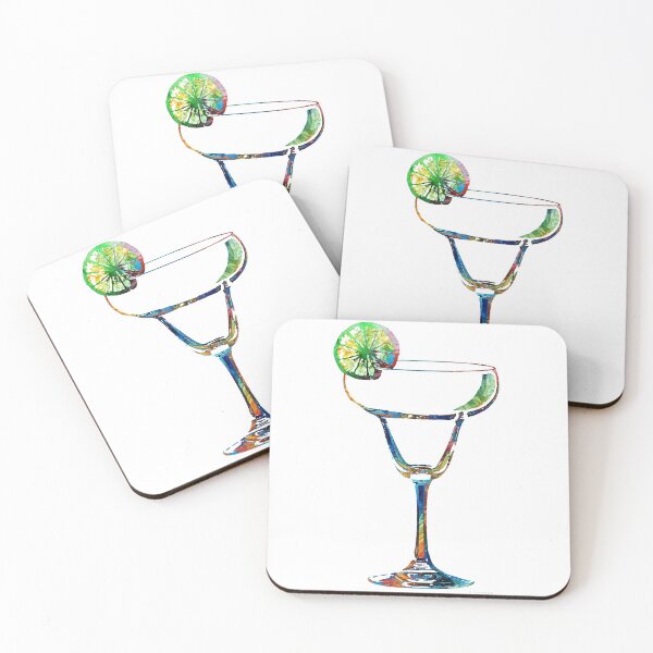 Item preview, Colorful Margarita Art - Taco Night by Sharon Cummings designed and sold by Sharon Cummings Art.