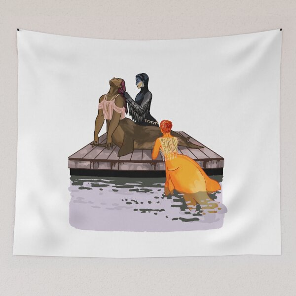 Item preview, SoCal Gal Pals on White designed and sold by thistleandspade.