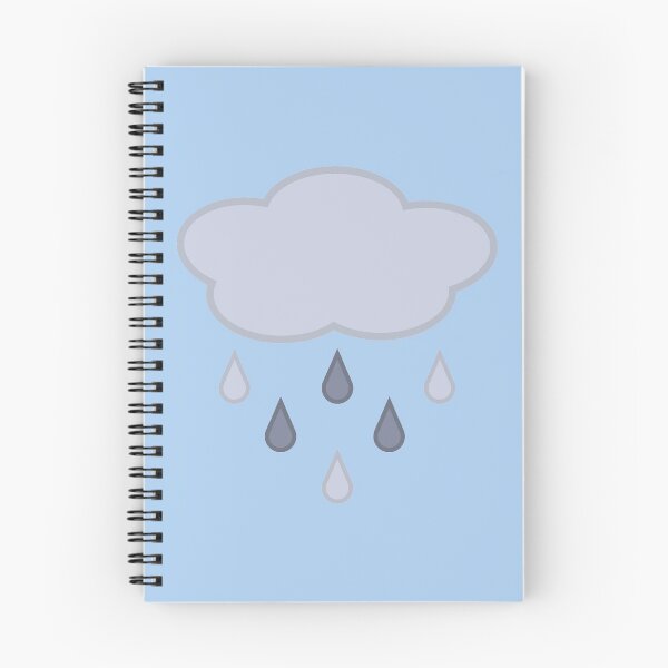 Item preview, Rainy Day Rain Cloud in Light Blue designed and sold by Kelly Leung.