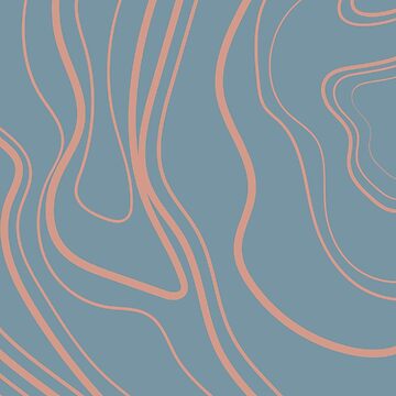 Artwork thumbnail, You Got Potential - Baby Blue Paisley Print by style41