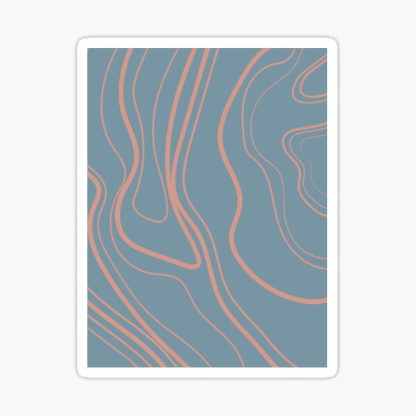 You Got Potential - Baby Blue Paisley Print Sticker