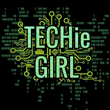 Artwork thumbnail, TECHie GIRL Digital Green by futureimaging