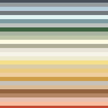 Artwork thumbnail, Candy Lane - Multicoloured Rainbow Stripes by style41