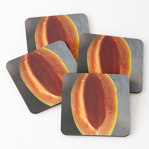 Item preview, Half a papaya seedless fruit designed and sold by Mahirov Shop.