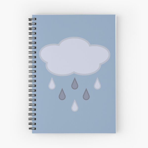 Item preview, Rainy Day Rain Cloud in Blue designed and sold by Kelly Leung.