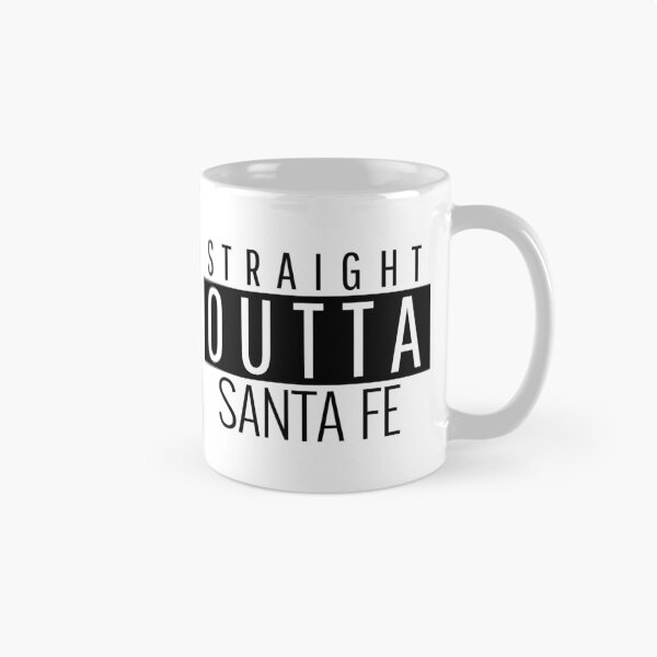 Aperçu de l'œuvre Straight Outta Santa Fe Nouveau Mexique créée et vendue par Teelogic.