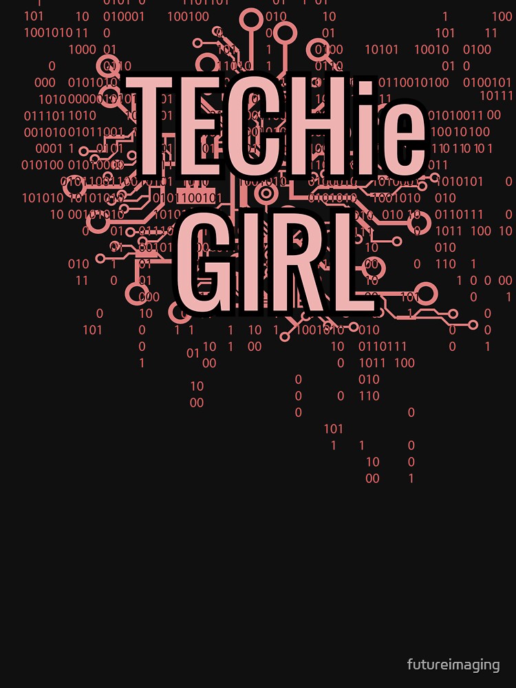 TECHie GIRL Cyber Pink by futureimaging