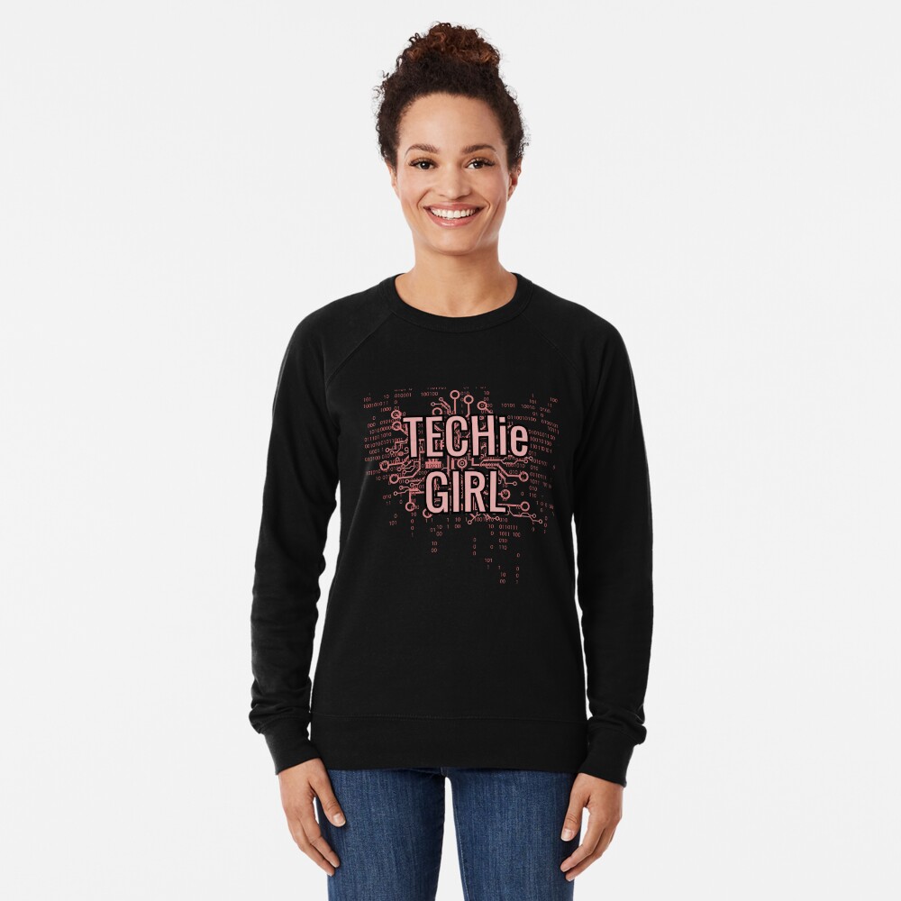 TECHie GIRL Cyber Pink Lightweight Sweatshirt